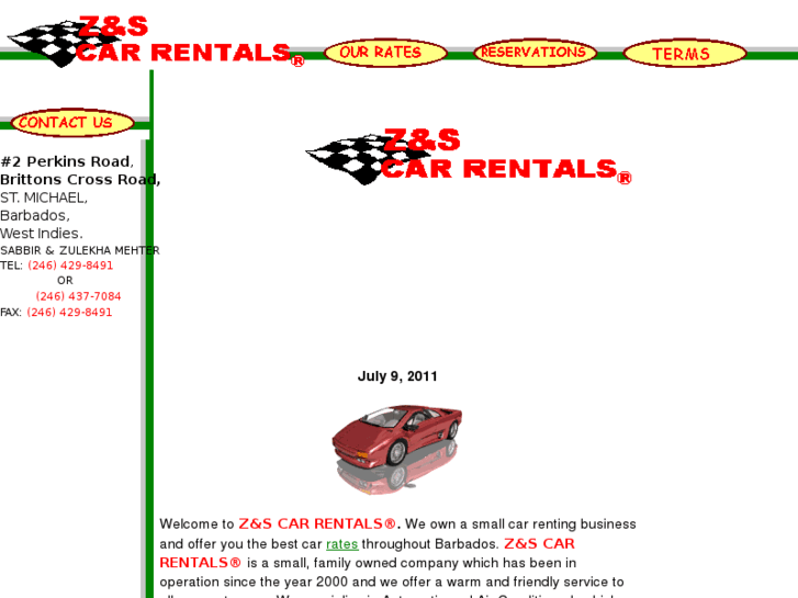 www.zandscarrentals.com