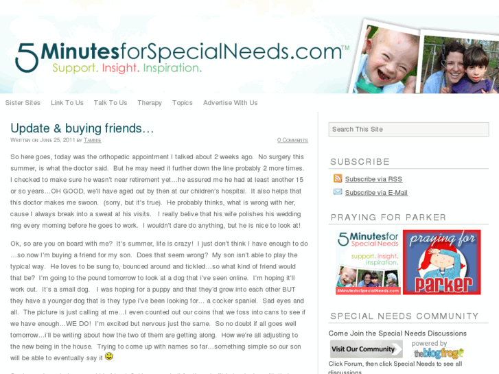 www.5minutesforspecialneeds.com