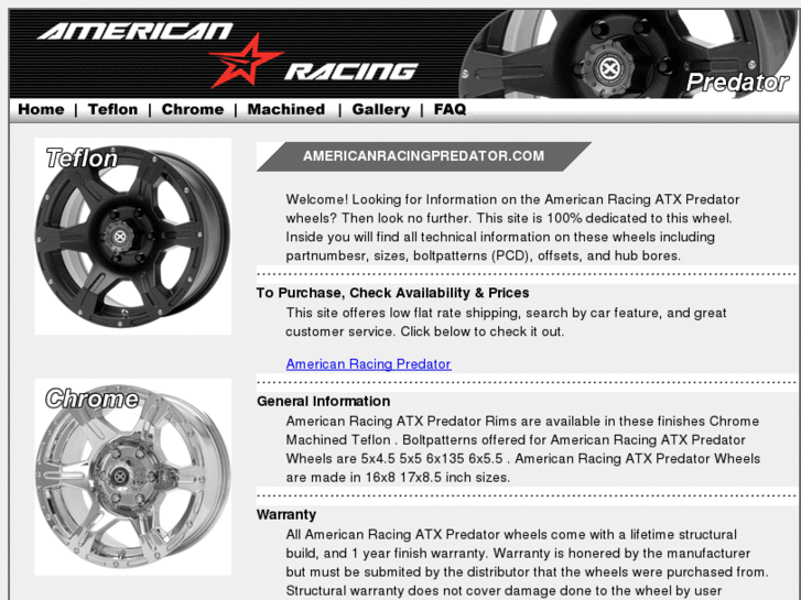 www.americanracingpredator.com