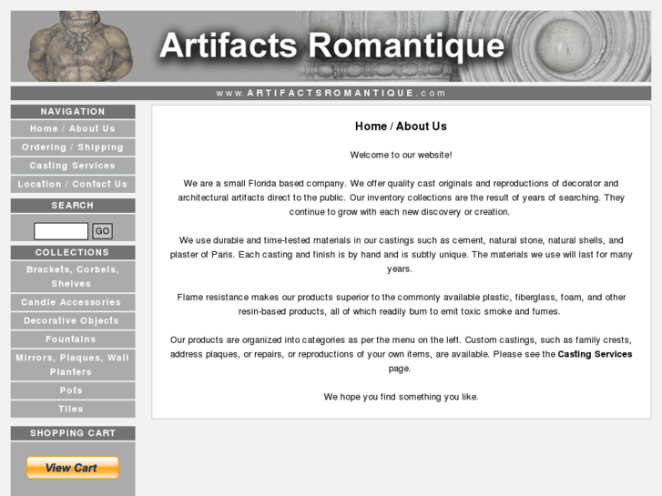 www.artifactsromantique.com