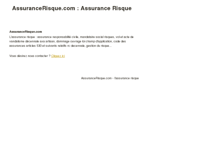 www.assurancerisque.com