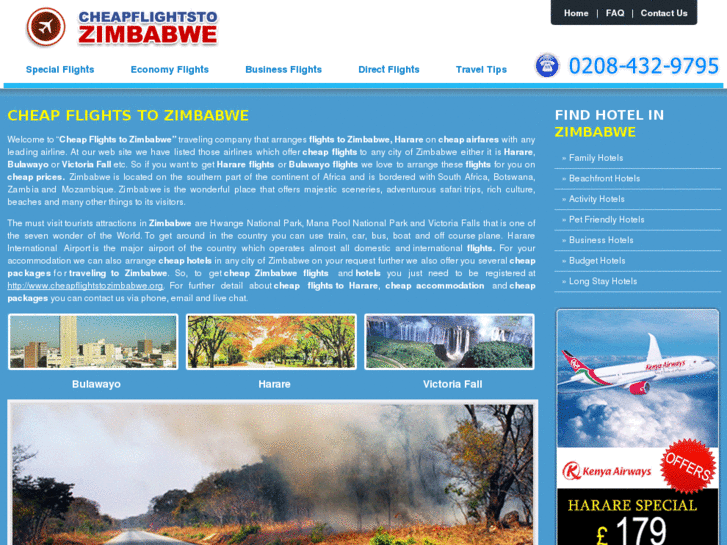 www.cheapflightstozimbabwe.org