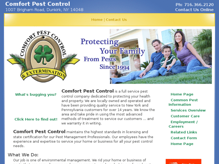 www.comfortpestcontrol.com