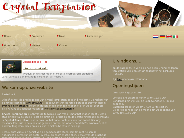 www.crystaltemptation.nl