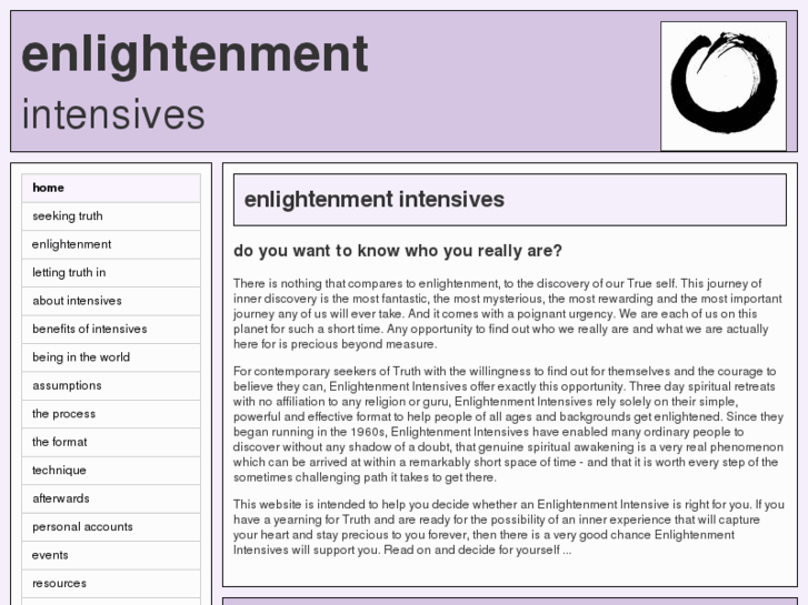 www.enlightenment-intensives.org.uk