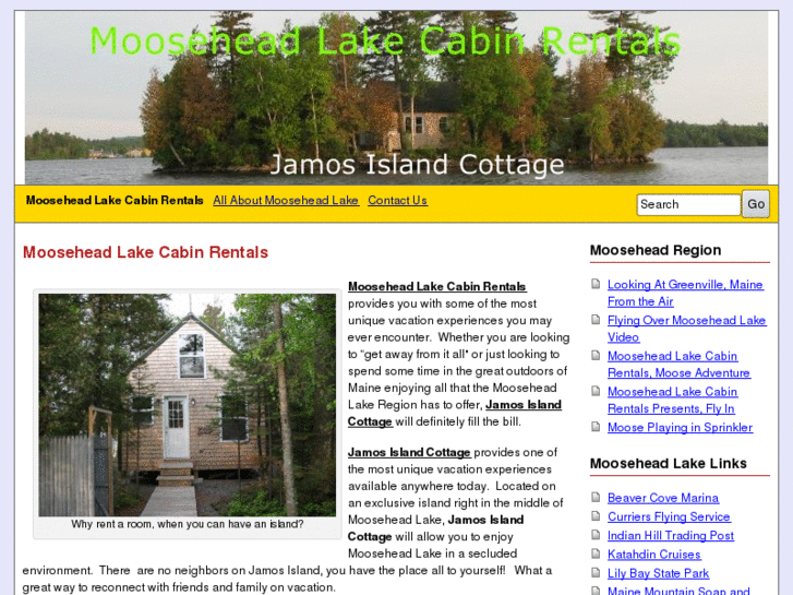 www.mooseheadlakecabinrentals.com