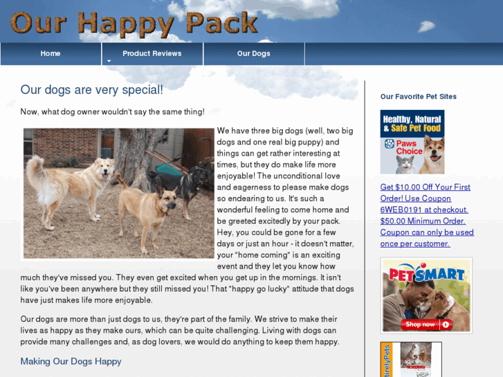 www.ourhappypack.com