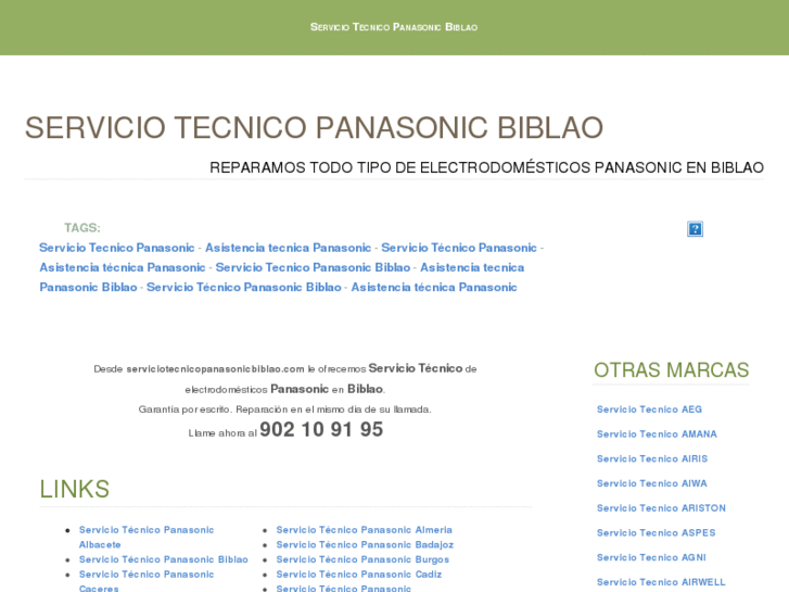 www.serviciotecnicopanasonicbiblao.com