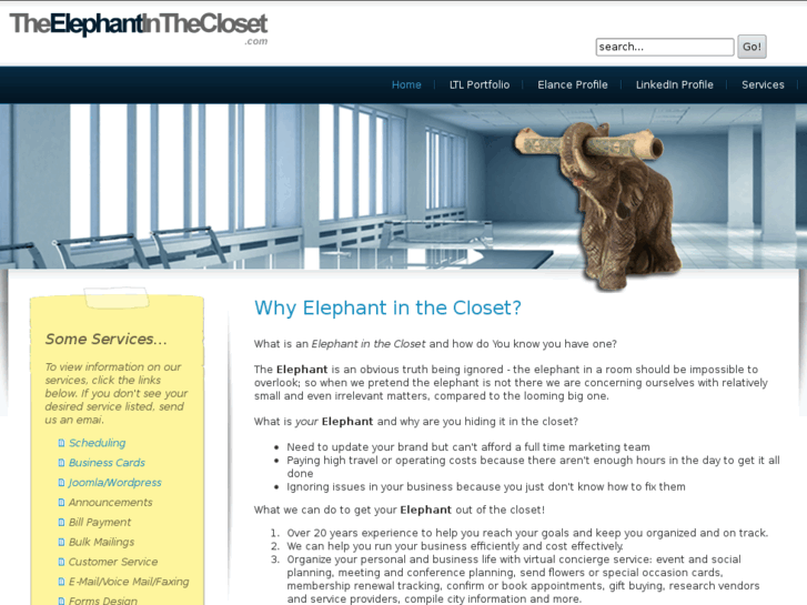 www.theelephantinthecloset.com