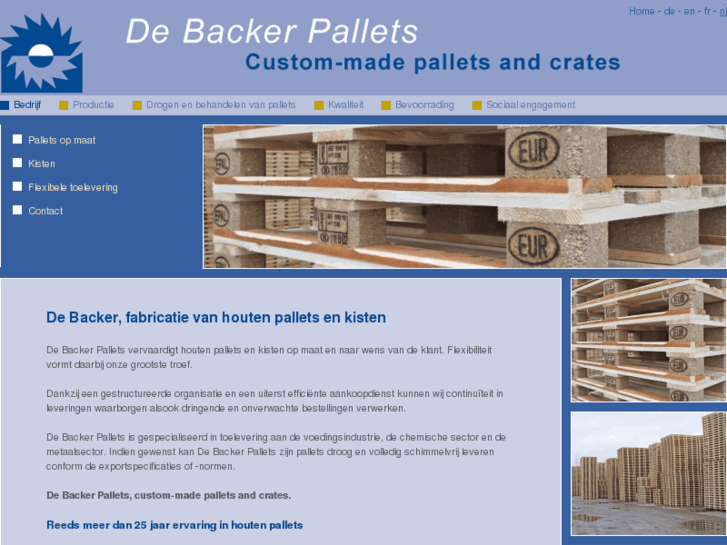 www.debackerpallets.com