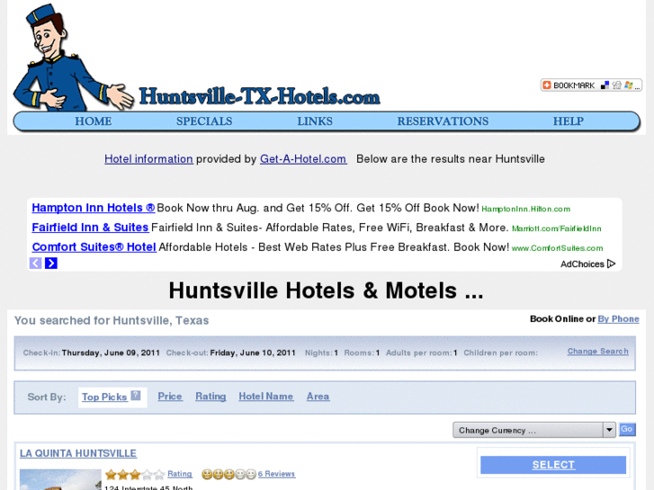 www.huntsville-tx-hotels.com