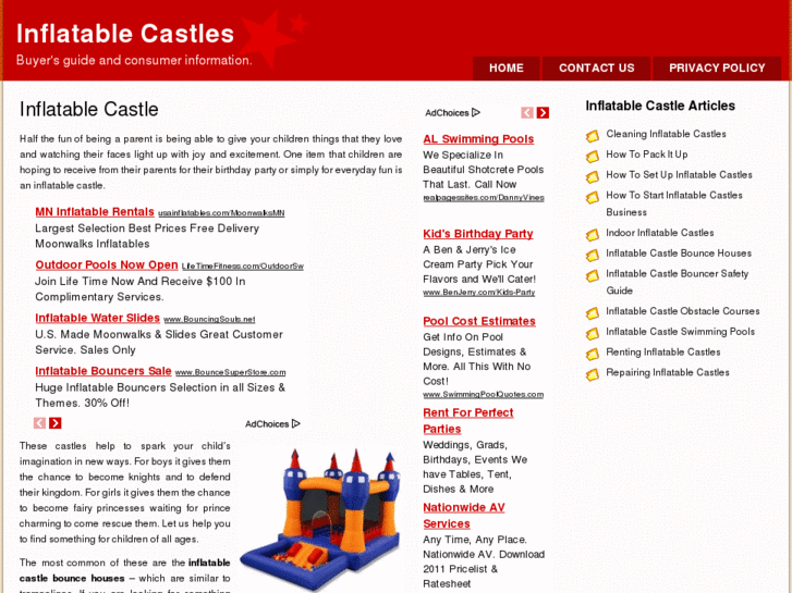 www.inflatablecastlesite.com