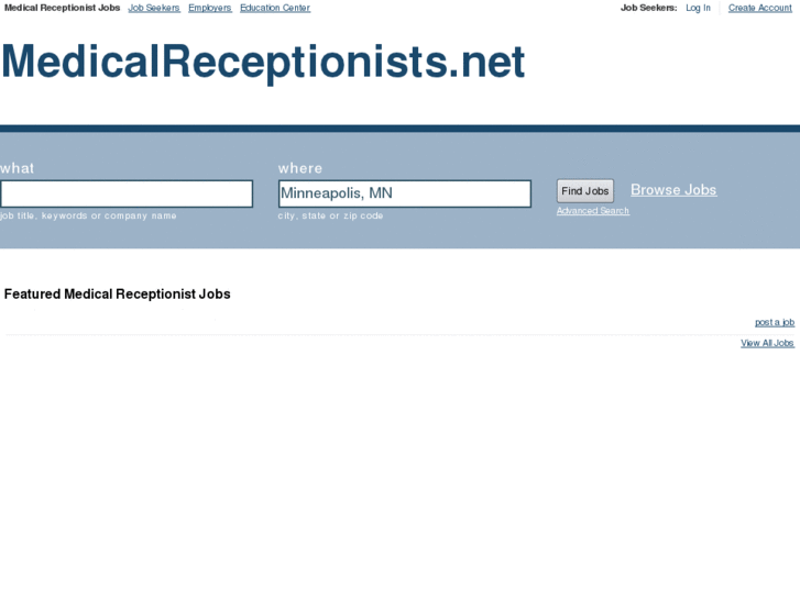 www.medicalreceptionists.net