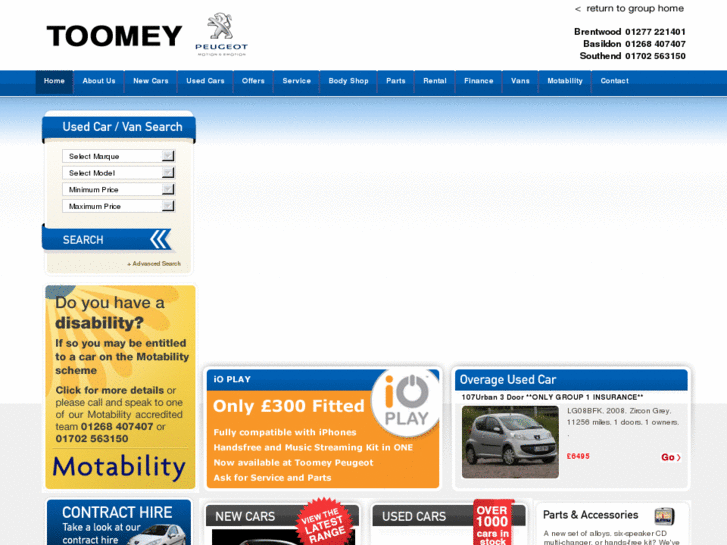 www.toomeyusedpeugeot.com