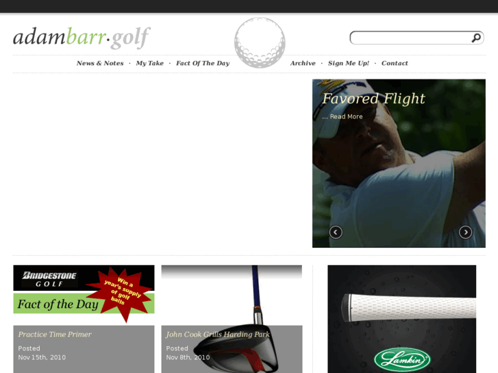 www.adambarrgolfgearguide.com