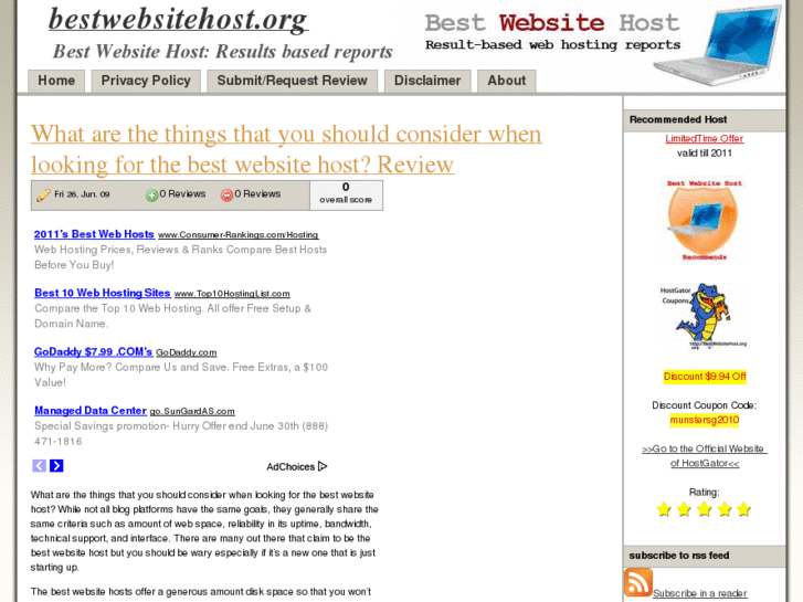 www.bestwebsitehost.org