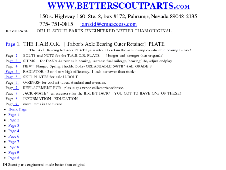 www.betterscoutparts.com