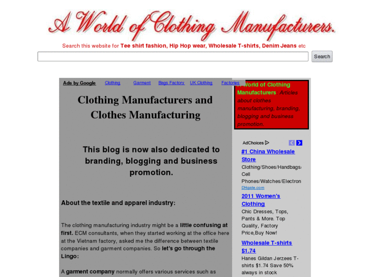 www.clothing-manufacturers.net