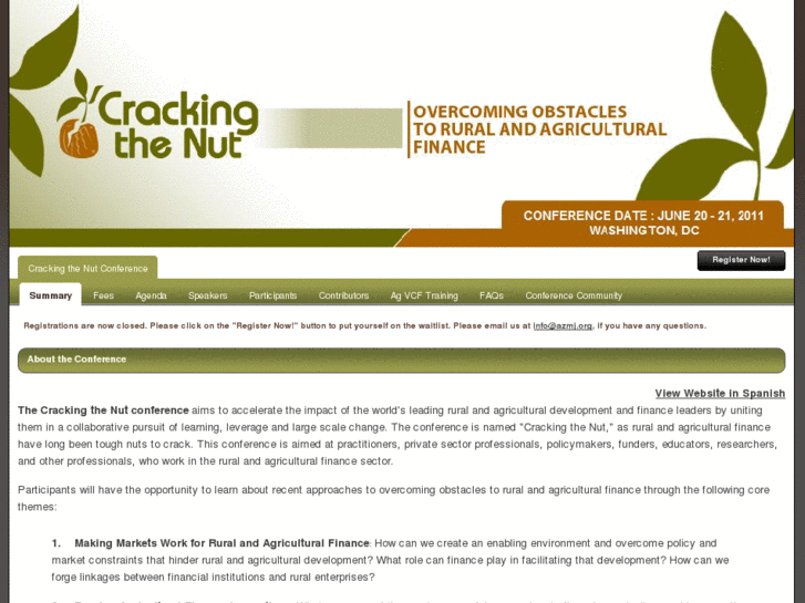 www.crackingthenutconference.com