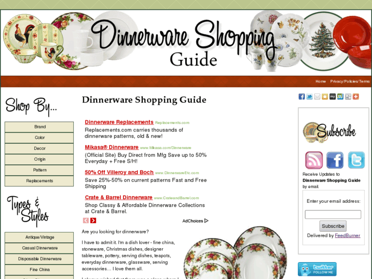 www.dinnerware-shopping-guide.com