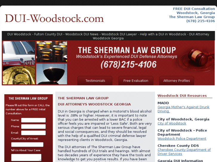 www.dui-woodstock.com