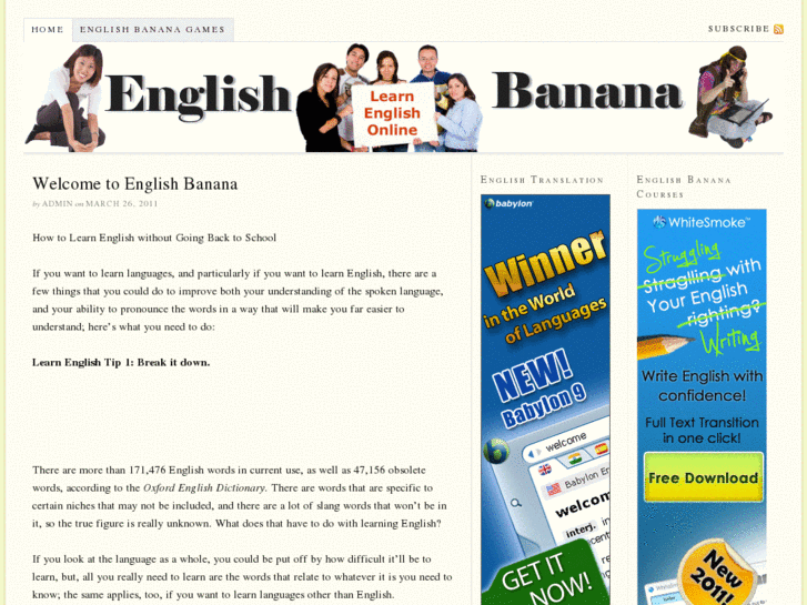 www.englishbanana.net