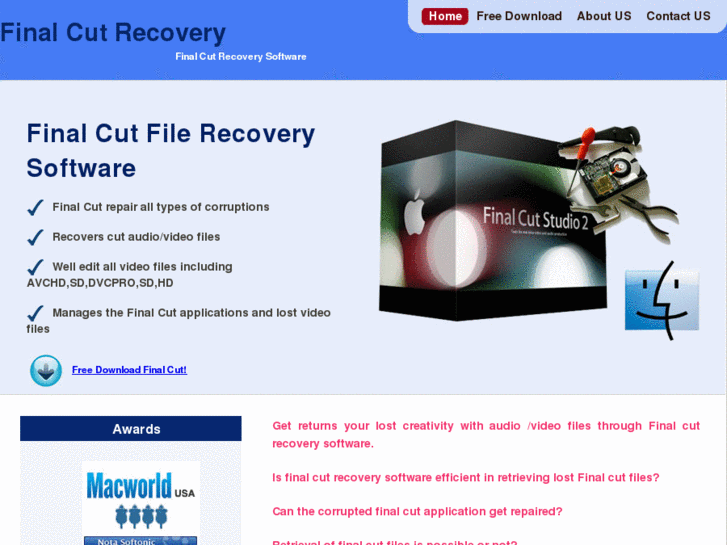 www.finalcutrecovery.net