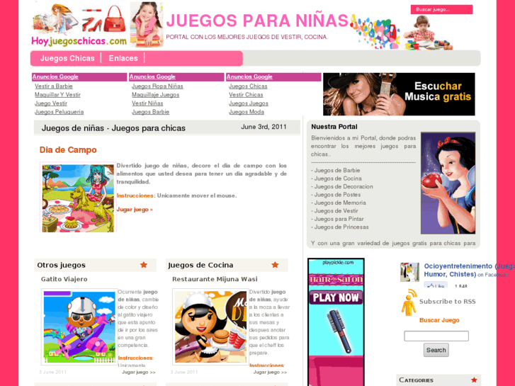 www.hoyjuegoschicas.com