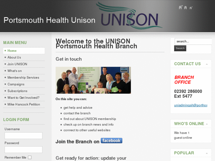 www.portshealthunison.org.uk