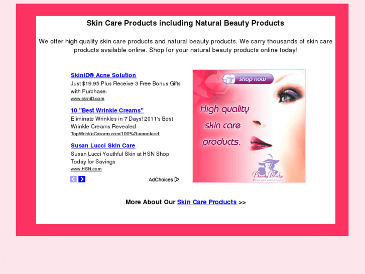 www.skincareproducts.biz