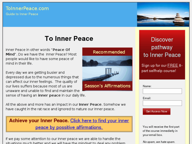 www.toinnerpeace.com