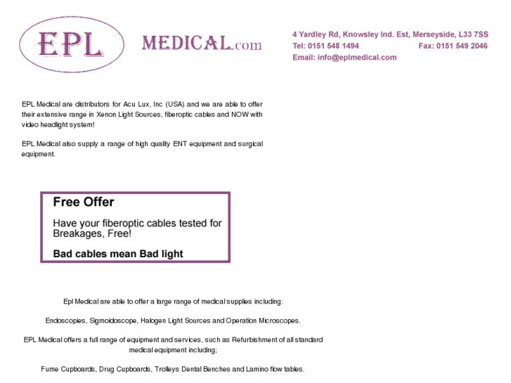 www.eplmedical.com