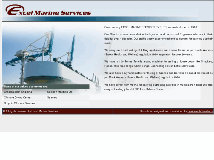 www.excelmarineservices.net