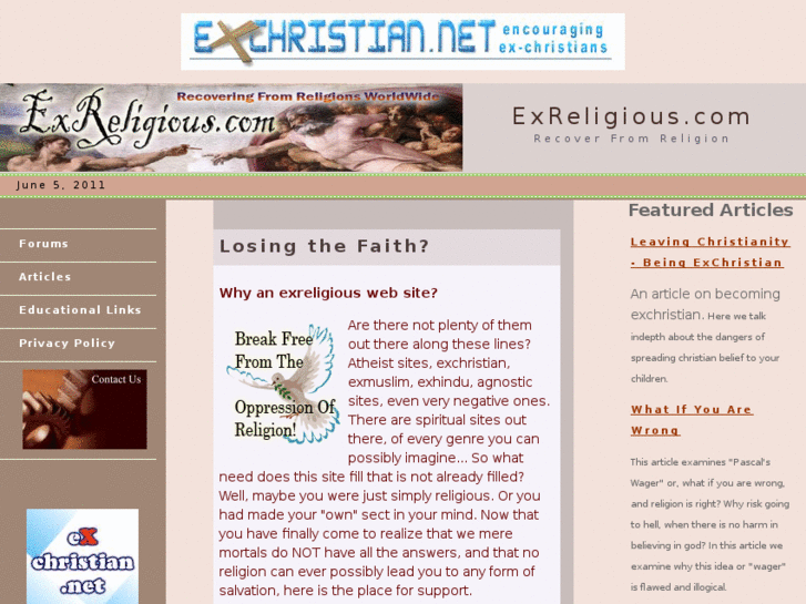 www.exreligious.com