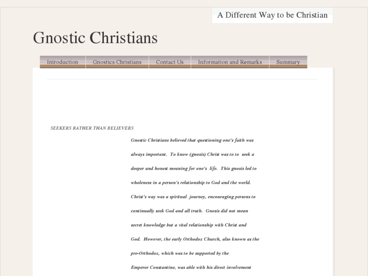 www.gnosticschristians.com