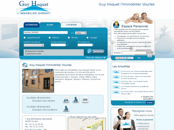 www.guyhoquet-immobilier-vourles.com