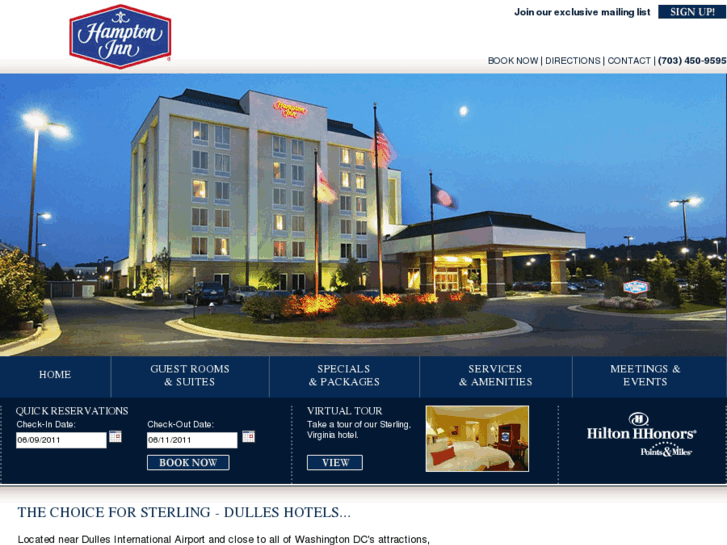 www.hamptoninndullescascades.com