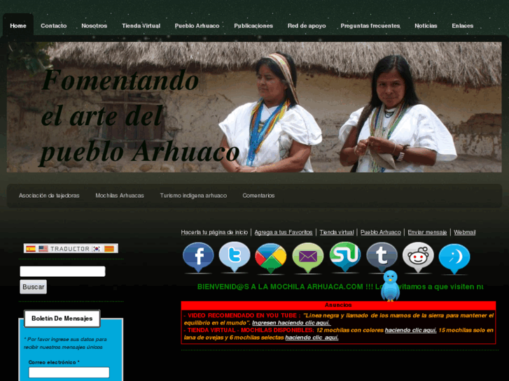 www.lamochilaarhuaca.com