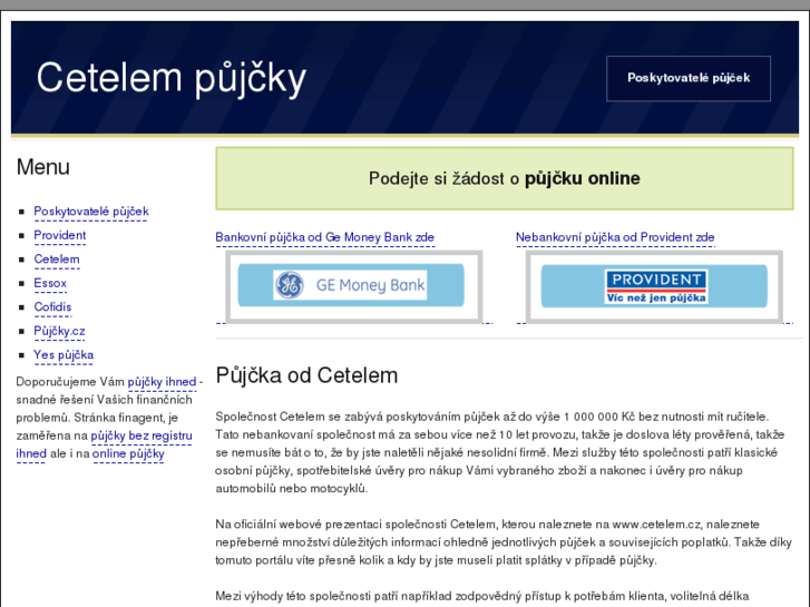 www.pujckycetelem.cz