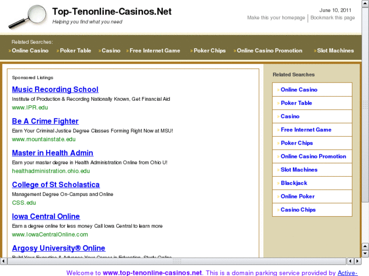 www.top-tenonline-casinos.net