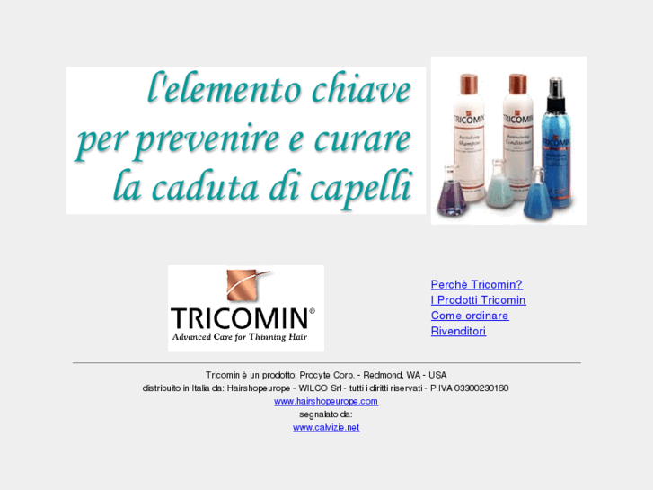 www.tricomin.it