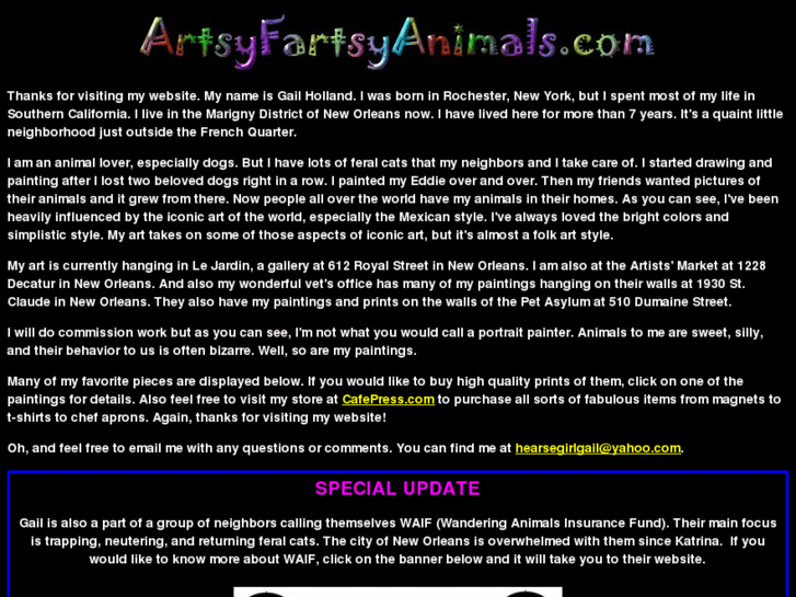 www.artsyfartsyanimals.com