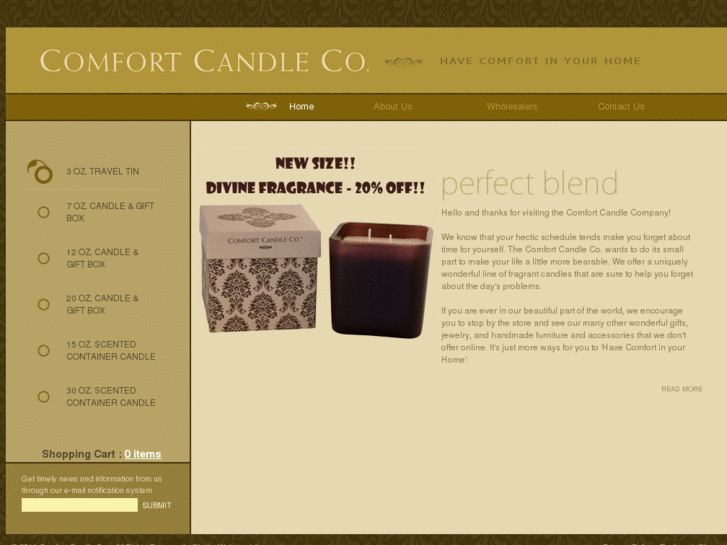 www.comfortcandleco.com