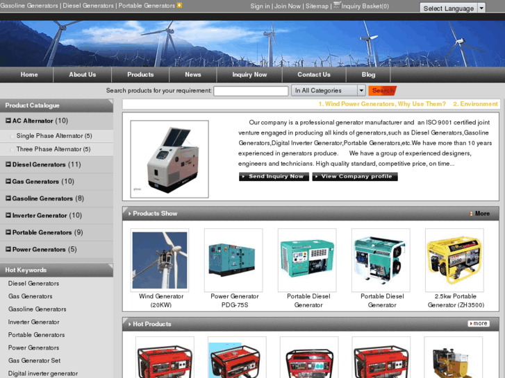 www.generators-manufacturer.com