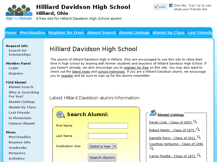 www.hilliarddavidsonhighschool.org