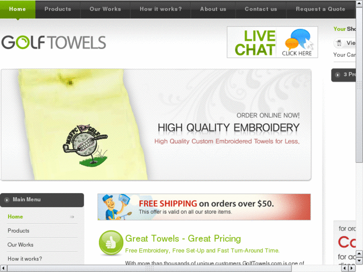 www.logogolftowels.com