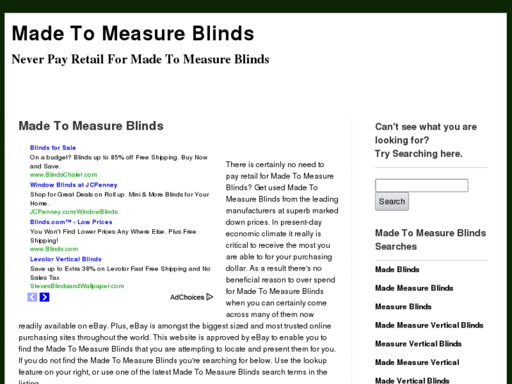 www.madetomeasureblinds.org