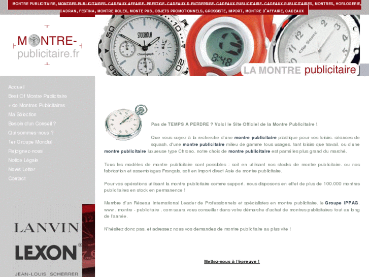 www.montre-publicitaire.fr