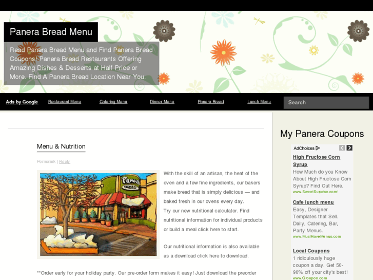 www.panerabread-menu.com