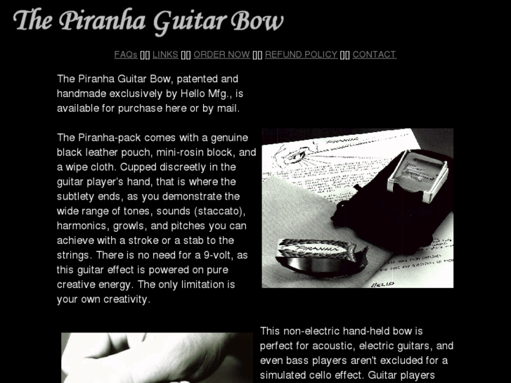 www.piranhaguitarbow.com